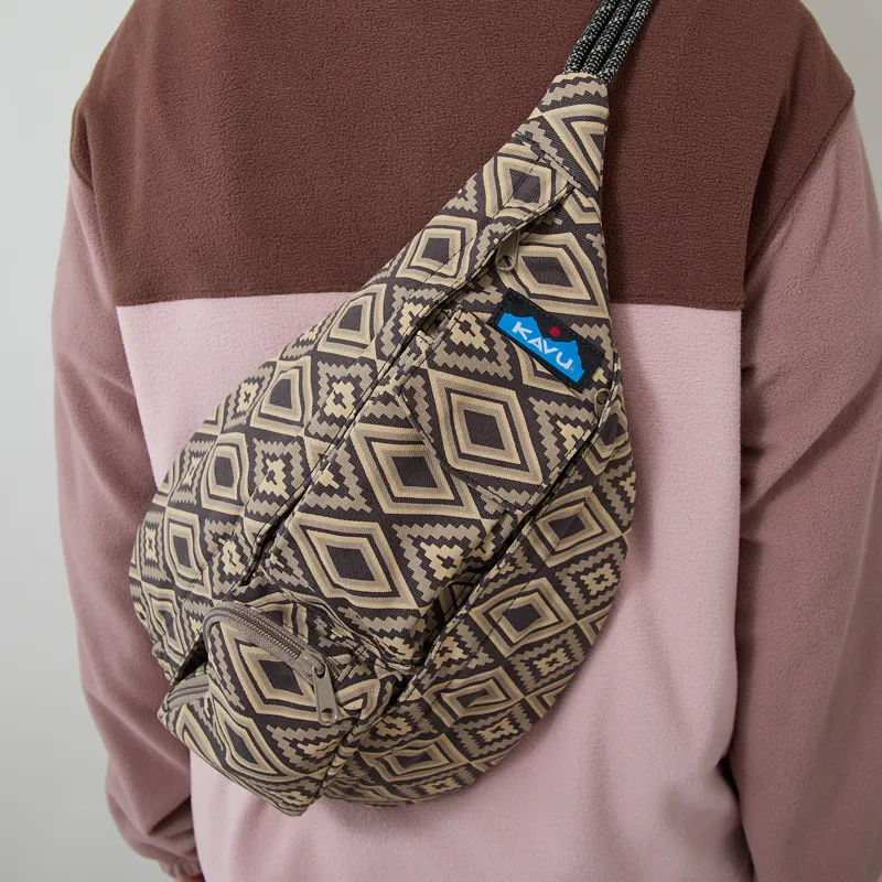 Kavu Womens Mini Rope Bag Carbon Diamond-3