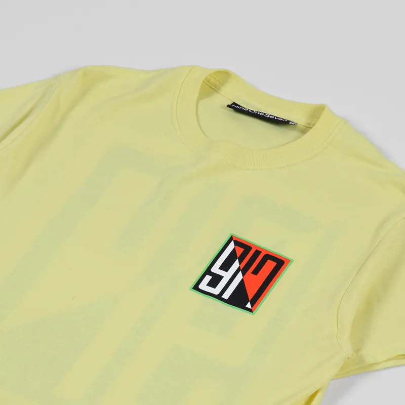 Call Me 917 Split T Shirt Yellow-3