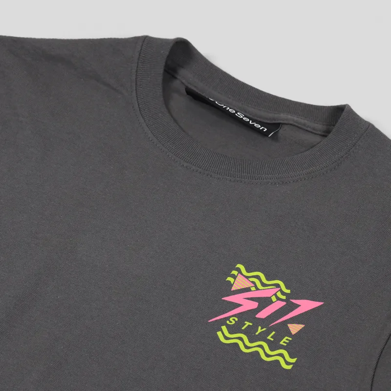 Call Me 917 Style T Shirt Charcoal-4