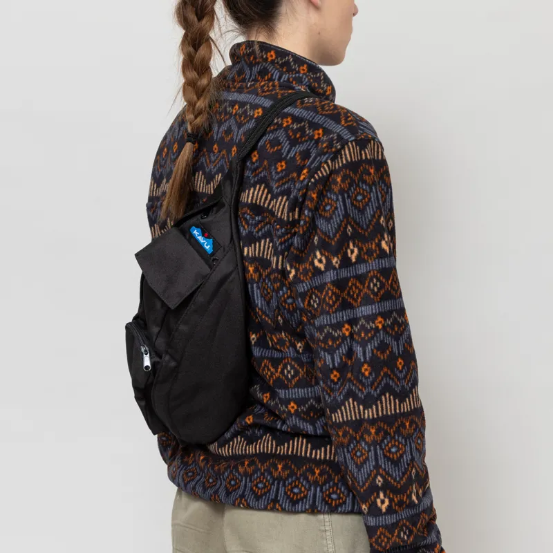 Kavu Womens Mini Rope Sling Bag Raven-1