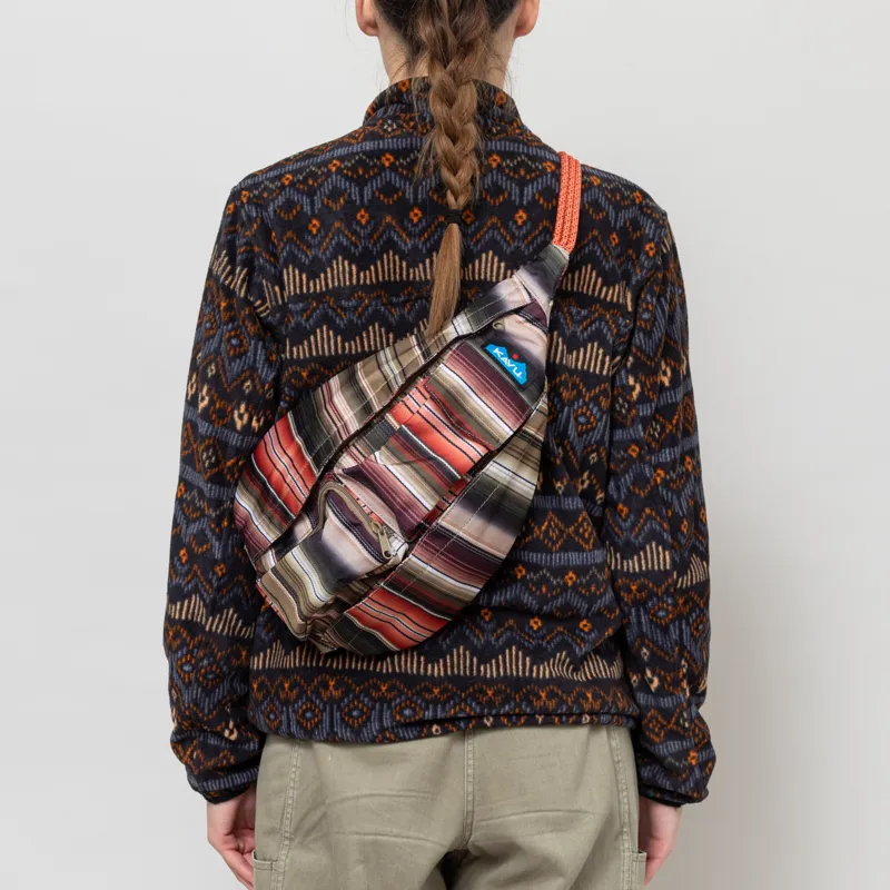 Kavu Womens Mini Rope Sling Bag Horizon Sun
