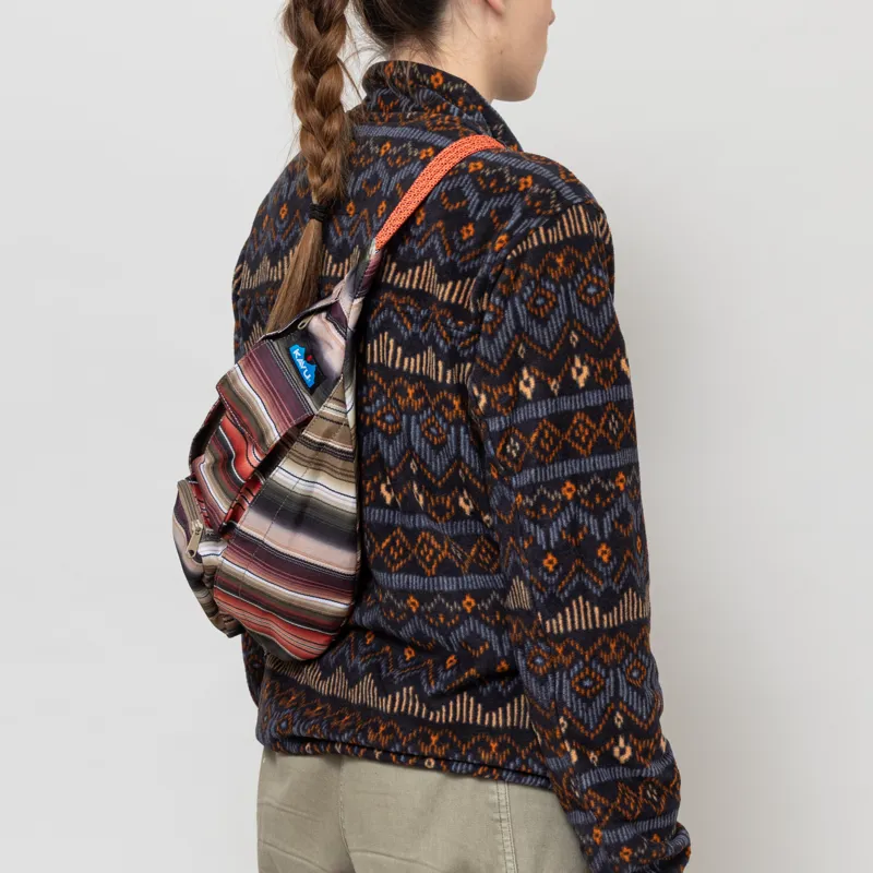 Kavu Womens Mini Rope Sling Bag Horizon Sun-1