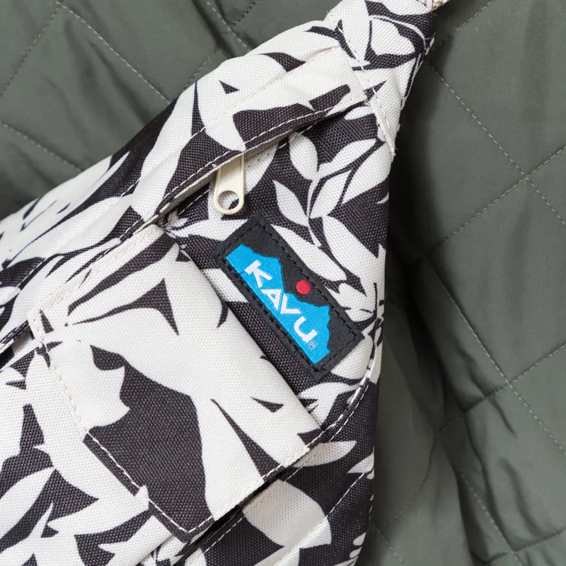 Kavu Womens Mini Rope Sling Bag BW Fronds-3