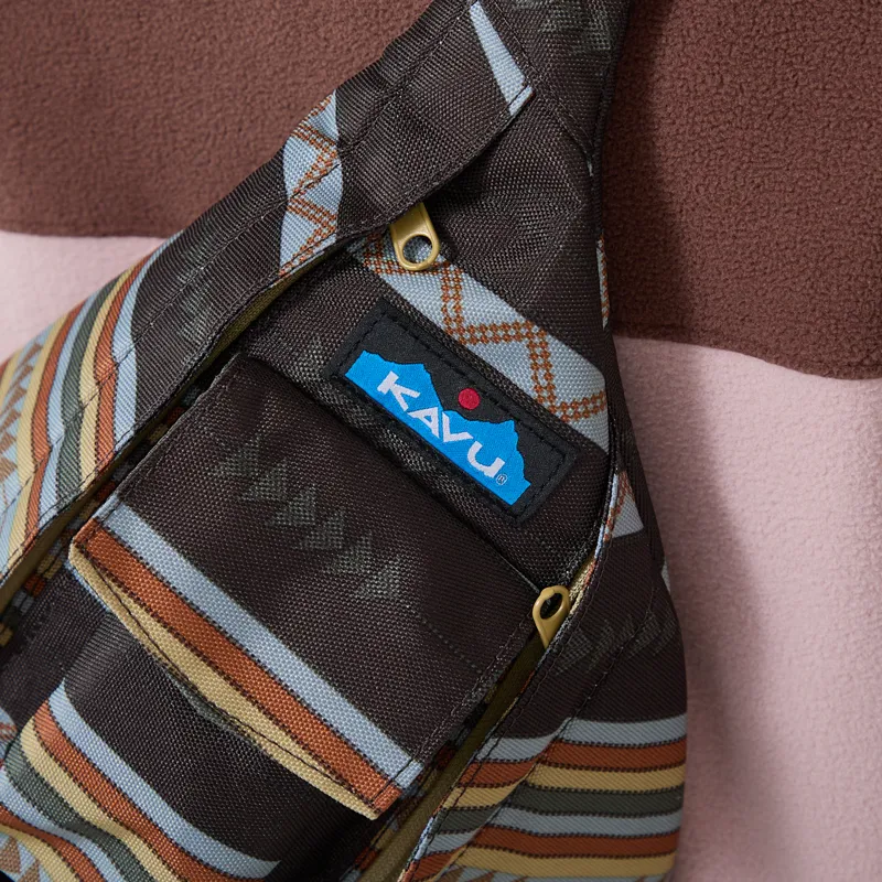Kavu Womens Mini Rope Sling Bag Woodland Path-4