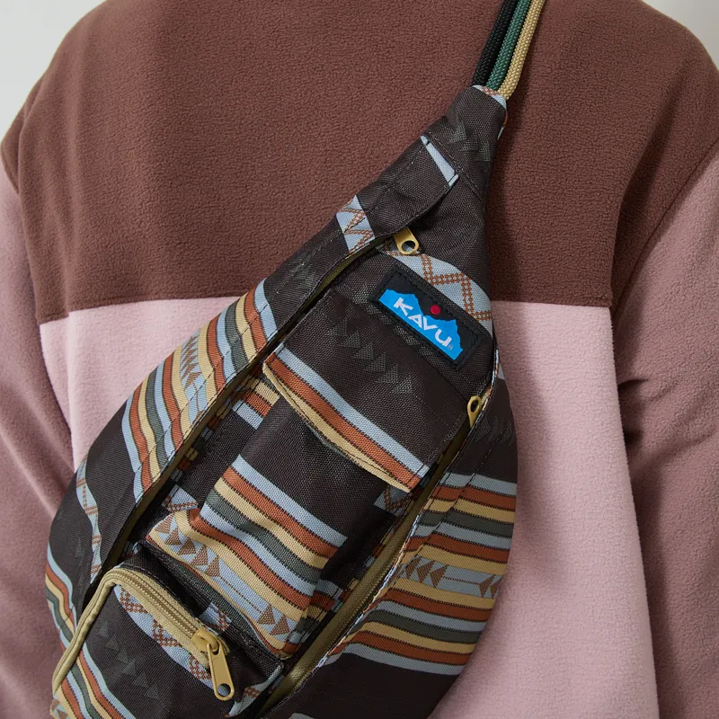 Kavu Womens Mini Rope Sling Bag Woodland Path-3
