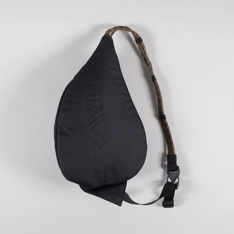 Kavu Mini Rope Sling Bag Jet Black-1