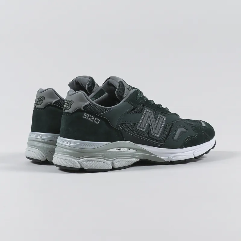 New Balance Made In UK 920 Shoes Green Grey-3