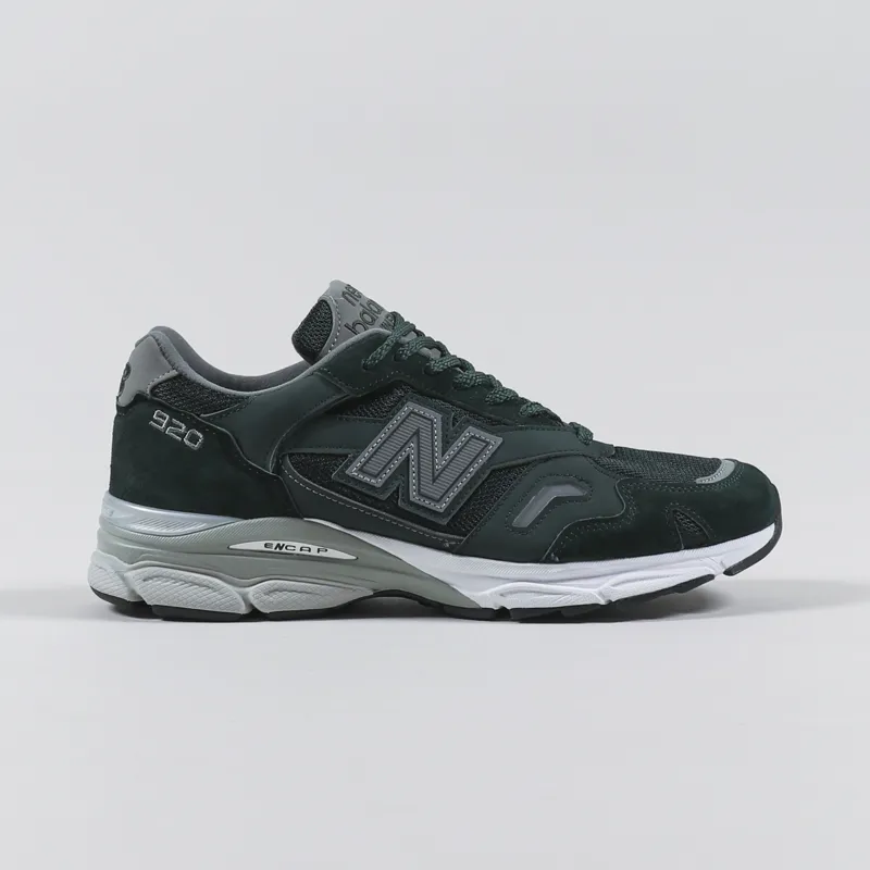 New Balance Made In UK 920 Shoes Green Grey-4
