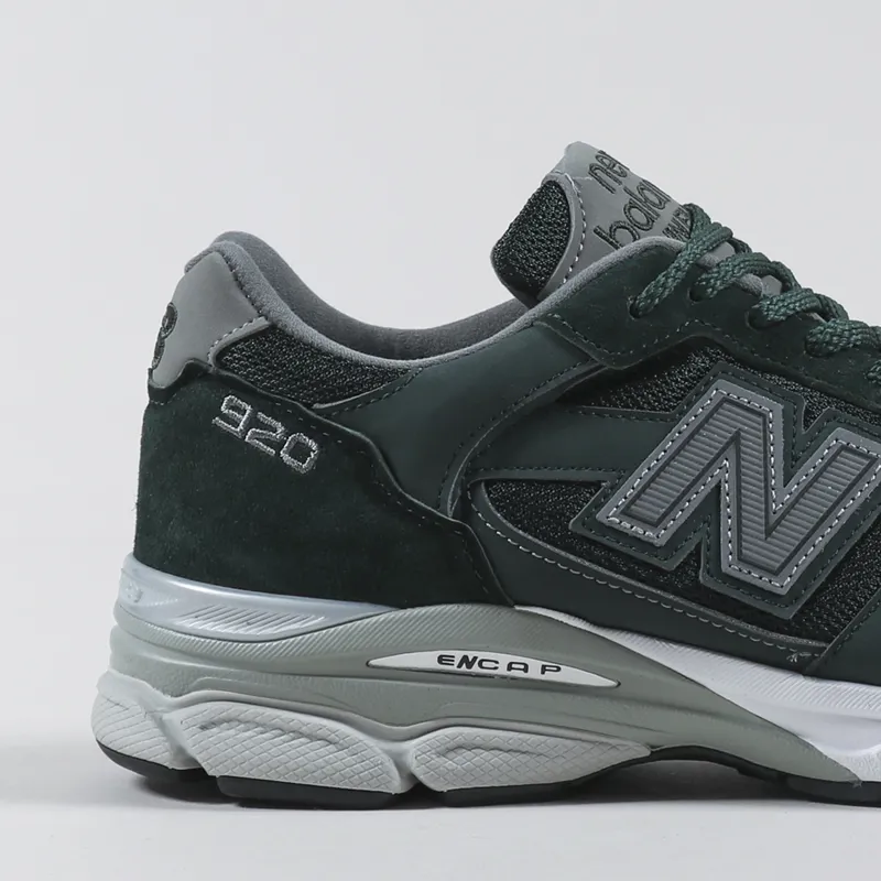 New Balance Made In UK 920 Shoes Green Grey-5