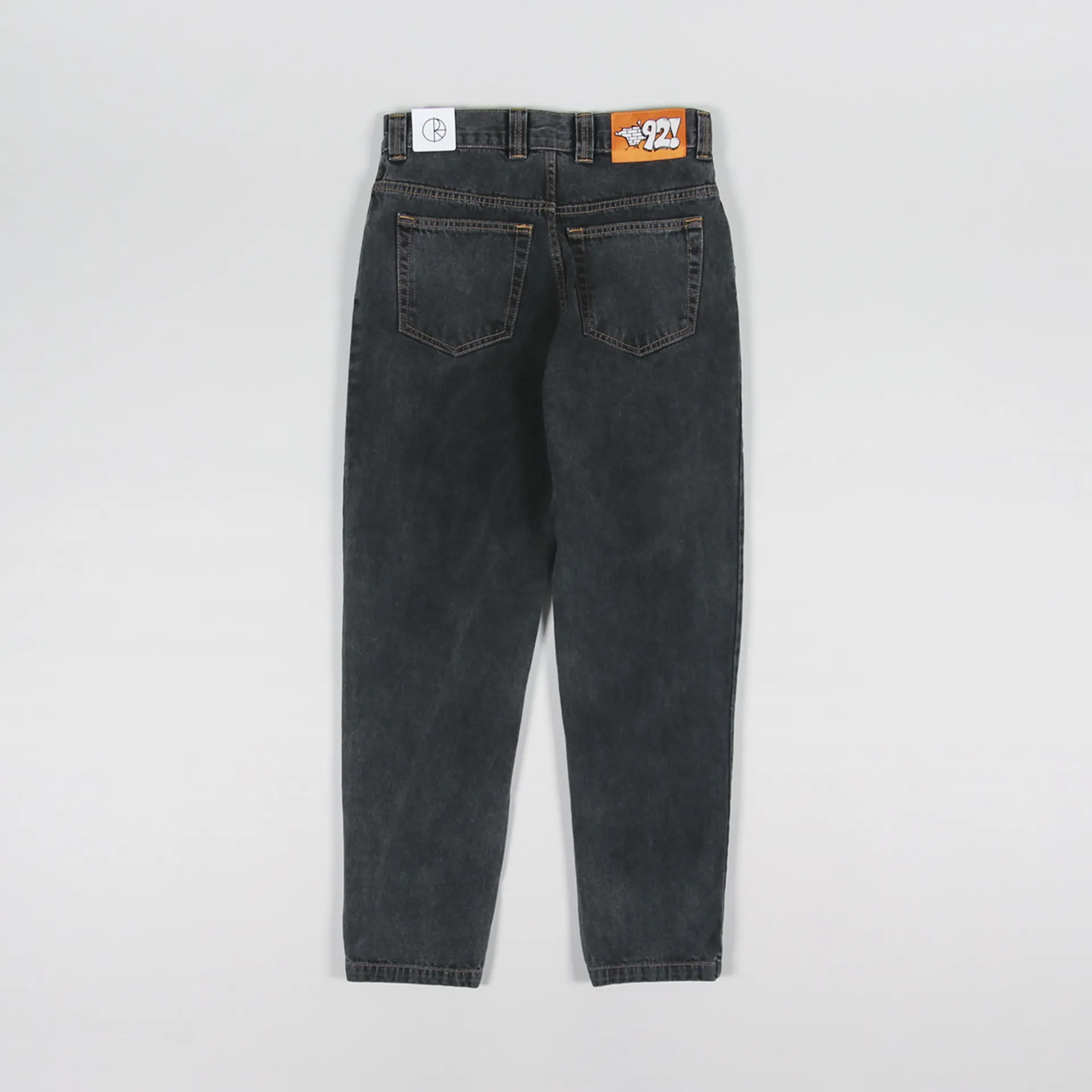 Polar Skate Co. Mens Regular Fit 92 Denim Jeans Washed Black