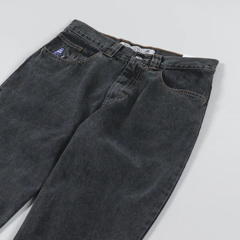 Polar Skate Co. Mens Regular Fit 92 Denim Jeans Washed Black