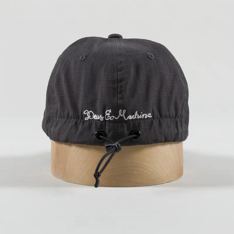 Deus Ex Machina Mens Sawyer Cap Hat Anthracite Grey