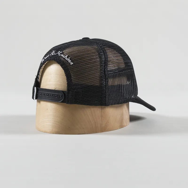 Deus Ex Machina Grip Tape Trucker Cap Black-2