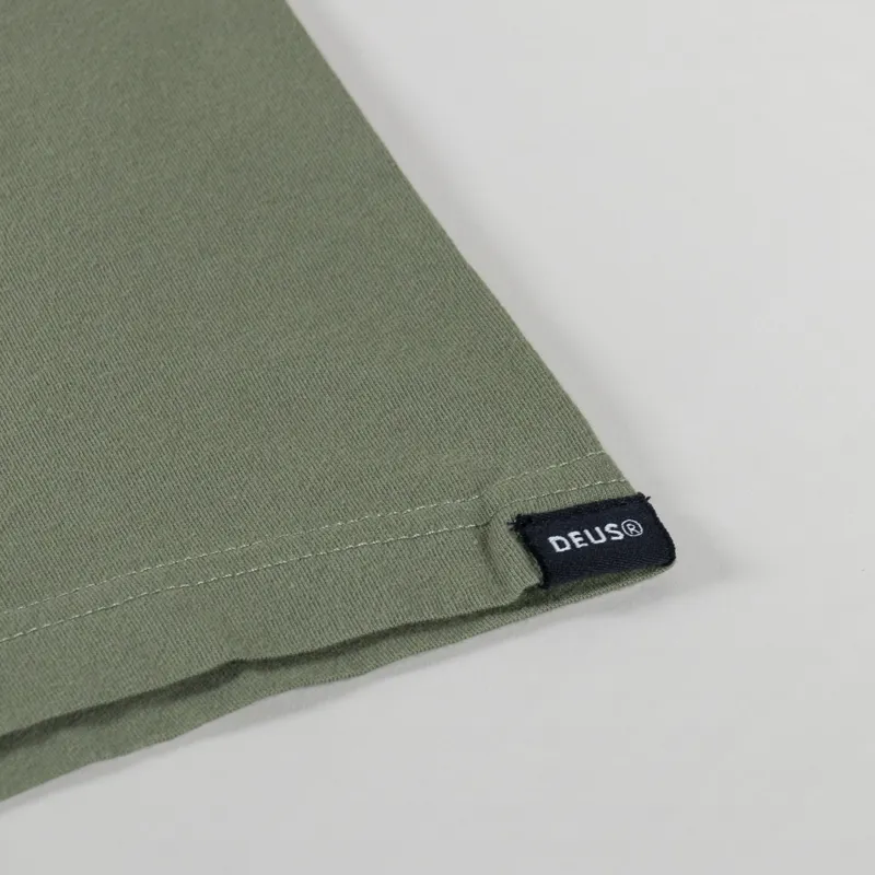 Deus Ex Machina Mini 117 T Shirt Lichen Green-3