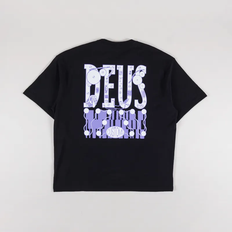 Deus Ex Machina Full Circuit T Shirt Black