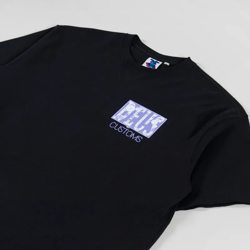 Deus Ex Machina Full Circuit T Shirt Black-3