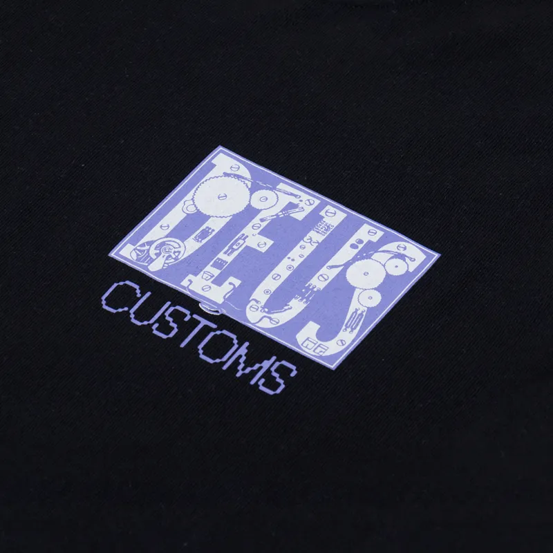 Deus Ex Machina Full Circuit T Shirt Black-5