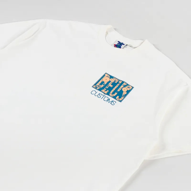 Deus Ex Machina Full Circuit T Shirt Vintage White-3
