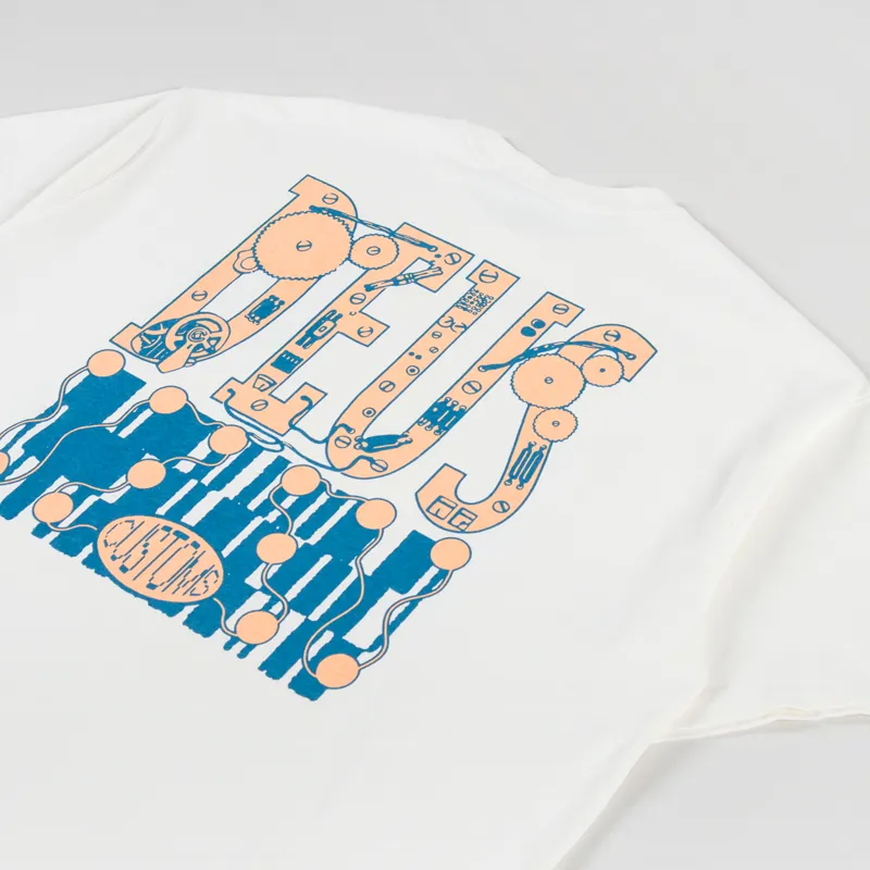 Deus Ex Machina Full Circuit T Shirt Vintage White-2