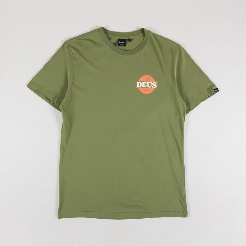 Deus Ex Machina Hot Streak T Shirt Loden Green-1