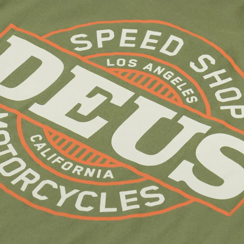 Deus Ex Machina Hot Streak T Shirt Loden Green-4