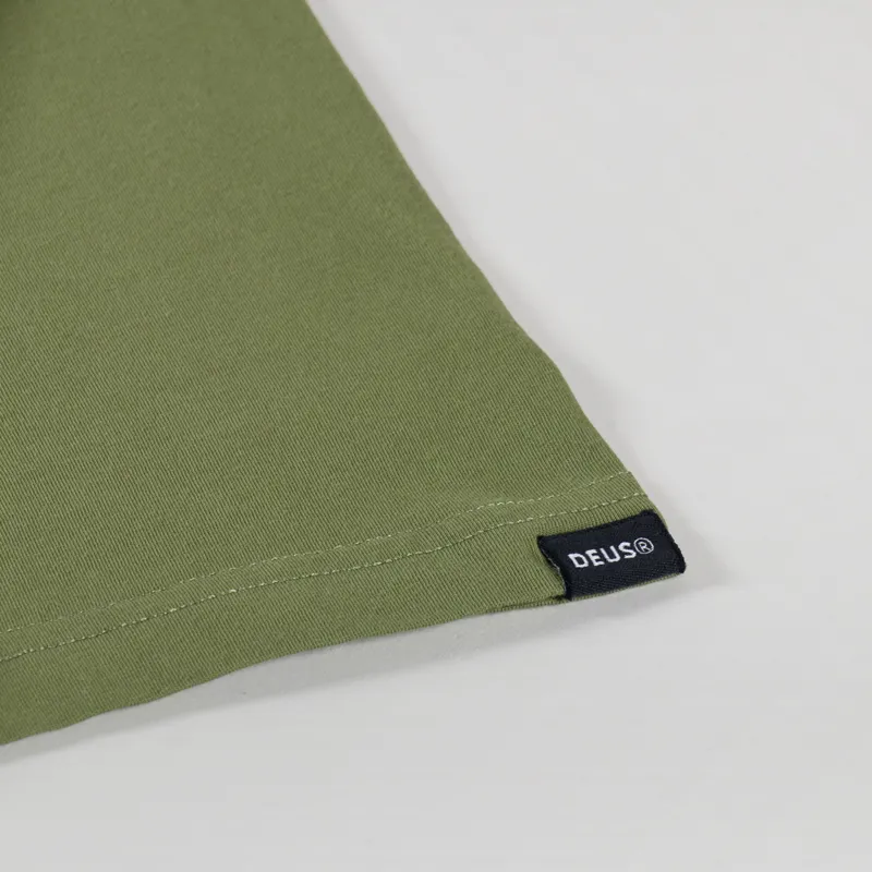Deus Ex Machina Beam T Shirt Loden Green-6