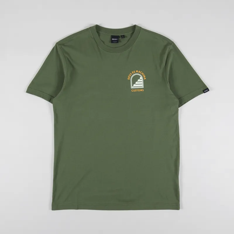 Deus Ex Machina Stairway T Shirt Clover-1