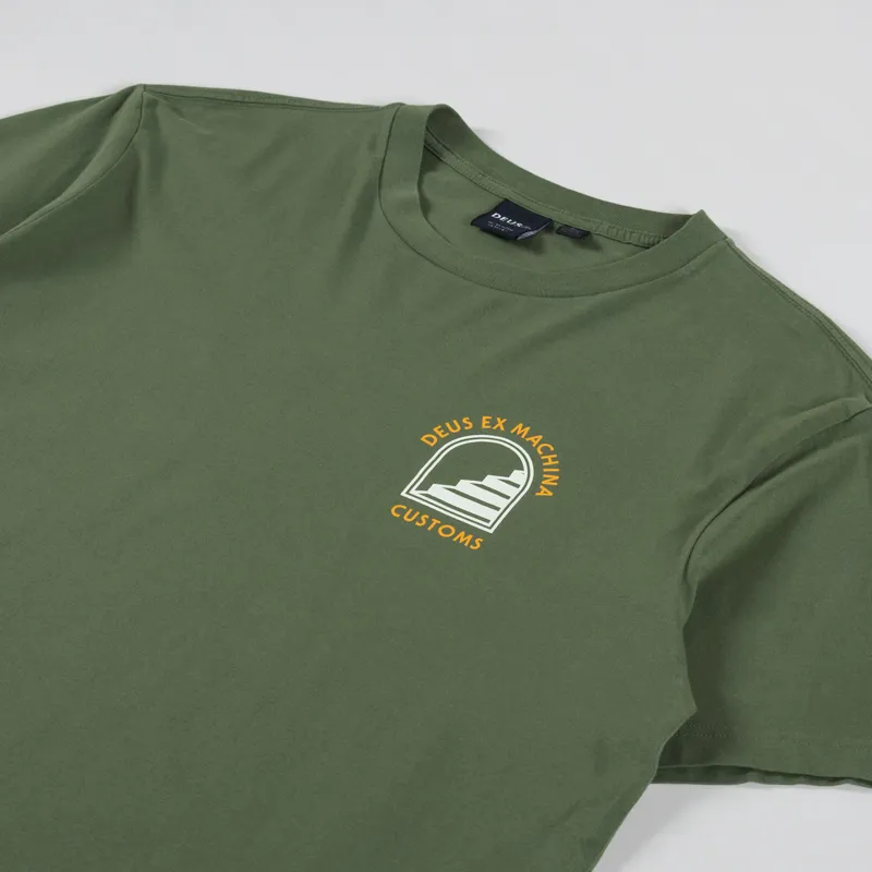 Deus Ex Machina Stairway T Shirt Clover-3