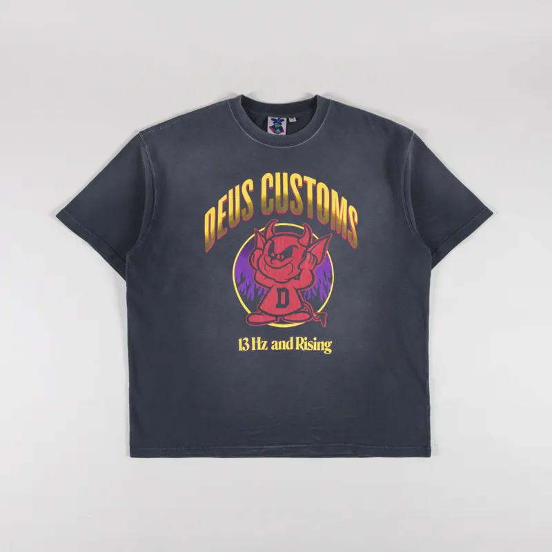 Deus Ex Machina Good Gracious T Shirt Anthracite-1