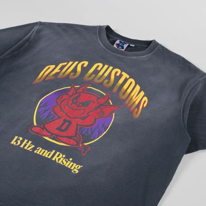 Deus Ex Machina Good Gracious T Shirt Anthracite-3