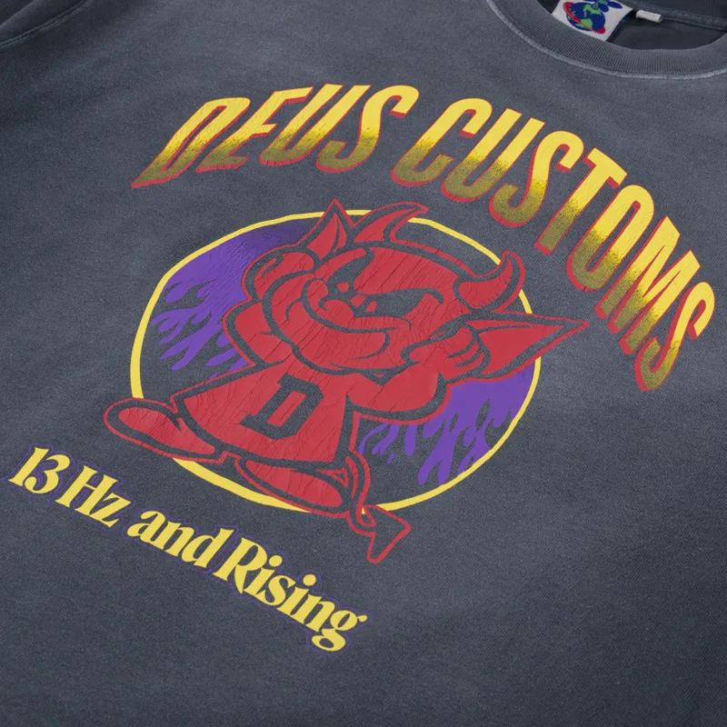 Deus Ex Machina Good Gracious T Shirt Anthracite-4