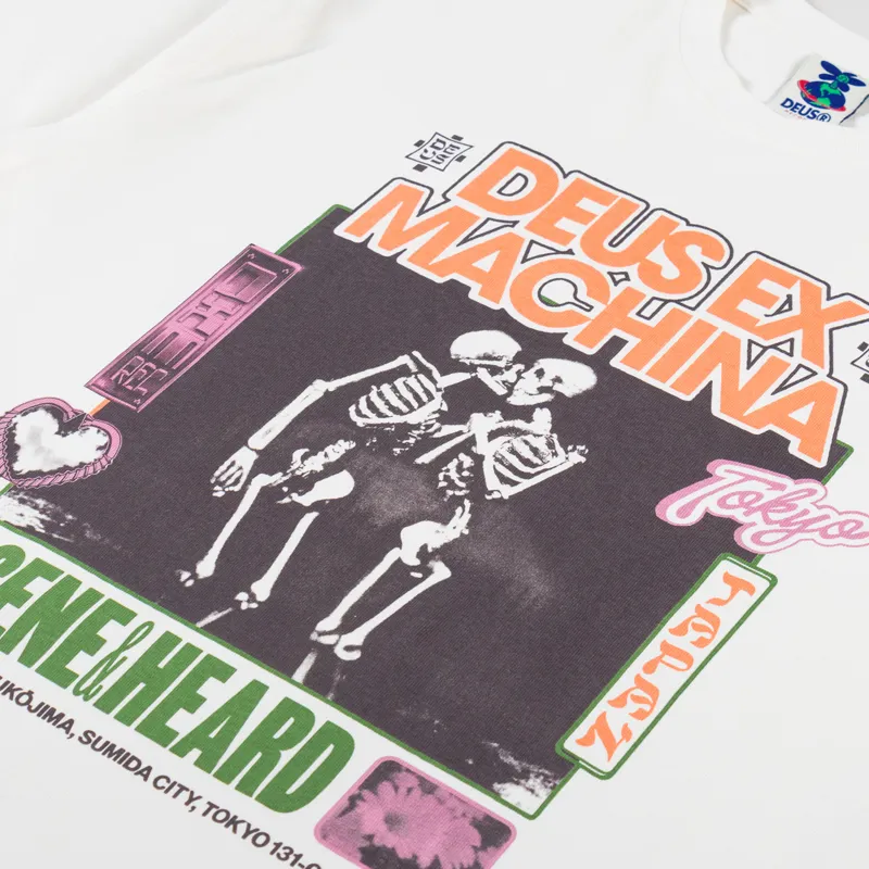Deus Ex Machina Takoyaki T Shirt Vintage White-5