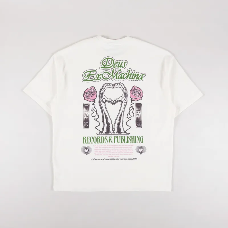 Deus Ex Machina Takoyaki T Shirt Vintage White