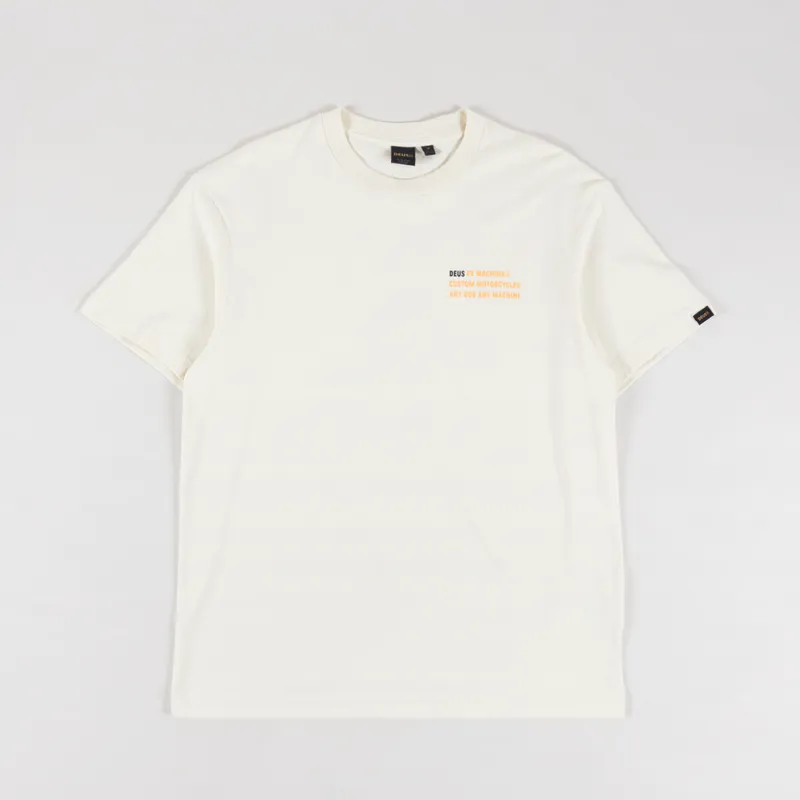 Deus Ex Machina Glory T Shirt Dirty White-1