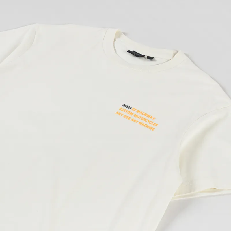 Deus Ex Machina Glory T Shirt Dirty White-2