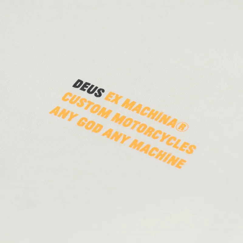 Deus Ex Machina Glory T Shirt Dirty White-3
