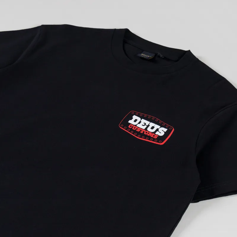 Deus Ex Machina Buckle Up T Shirt Black-2