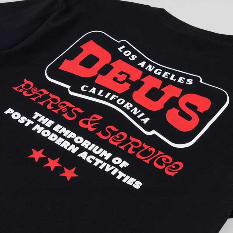 Deus Ex Machina Buckle Up T Shirt Black-6