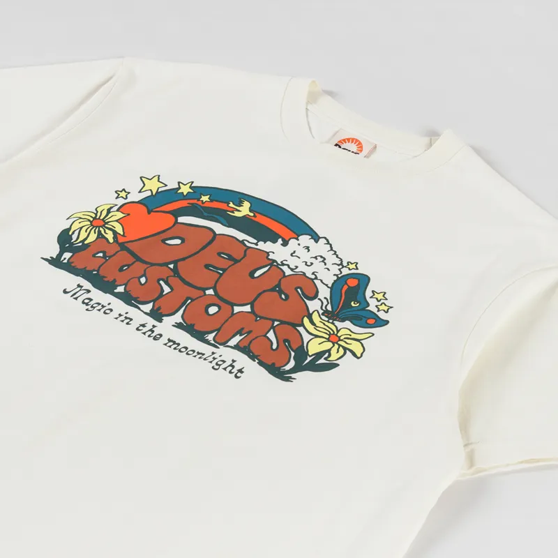 Deus Ex Machina Connection T Shirt Dirty White-1