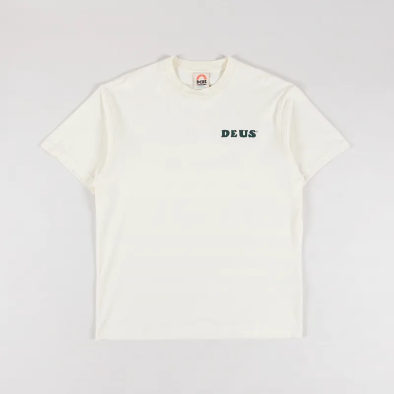 Deus Ex Machina Real Good T Shirt Dirty White-1
