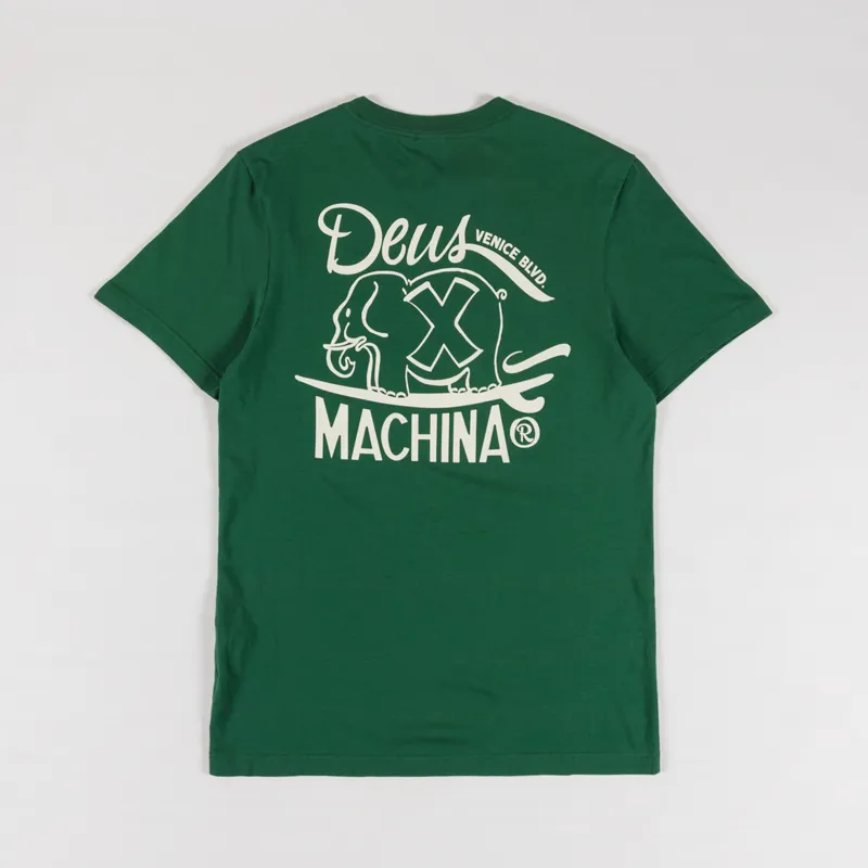 Deus Ex Machina Hefferlump T Shirt Hillside Green