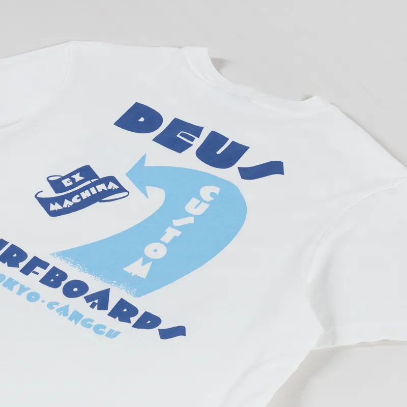 Deus Ex Machina Four Feet T Shirt Vintage White-5