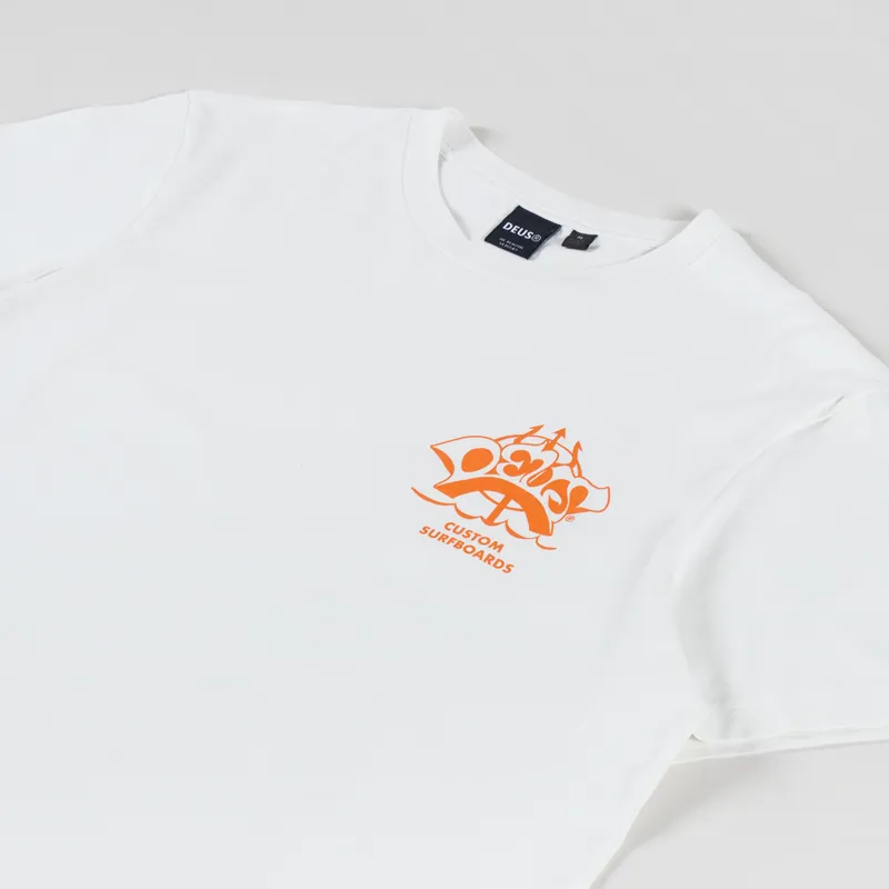 Deus Ex Machina Sound Off T Shirt Vintage White-1