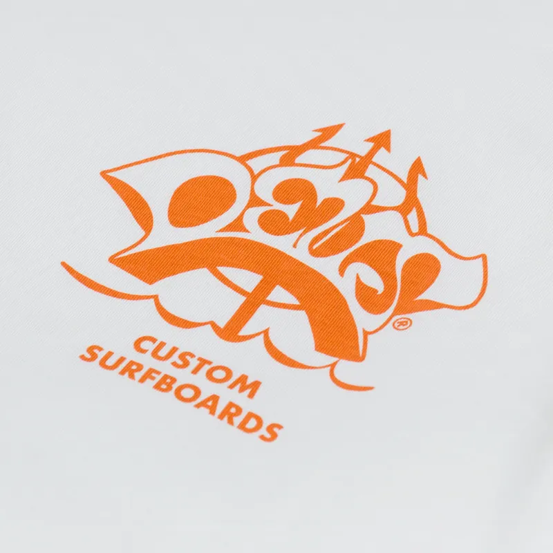 Deus Ex Machina Sound Off T Shirt Vintage White-2