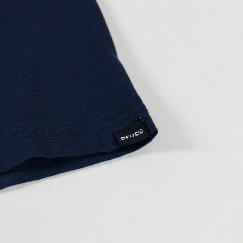 Deus Ex Machina Time Taker T Shirt Navy-6