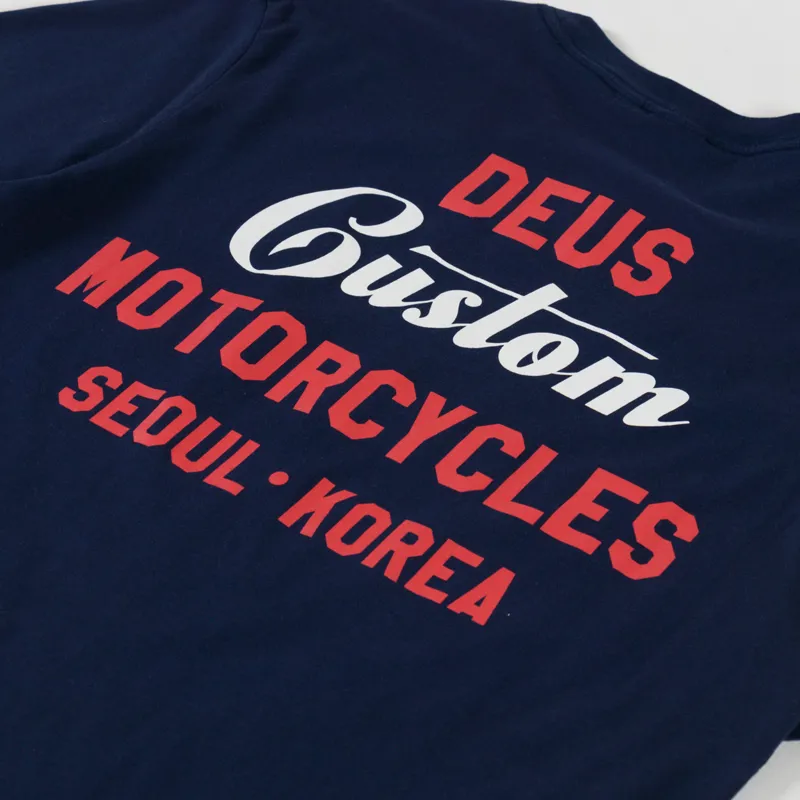 Deus Ex Machina Time Taker T Shirt Navy-4