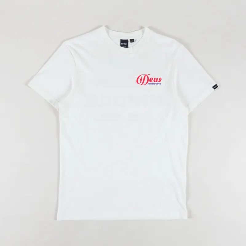 Deus Ex Machina Time Taker T Shirt Vintage White-1