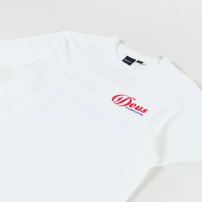 Deus Ex Machina Time Taker T Shirt Vintage White-3