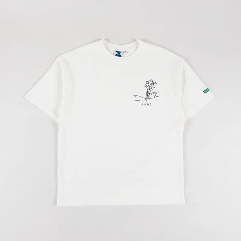 Deus Ex Machina Hauntology T Shirt Vintage White-1