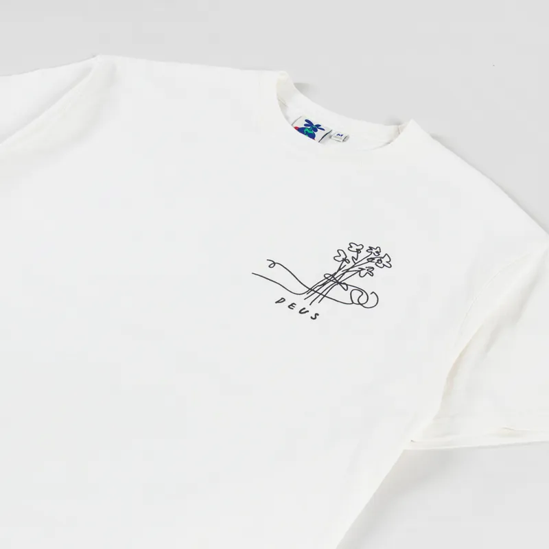 Deus Ex Machina Hauntology T Shirt Vintage White-2